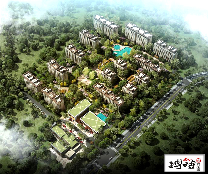 龙棠大观鸟瞰图