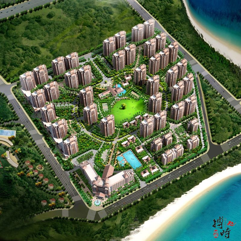 天赐南湾-鸟瞰图